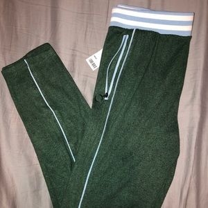 Green joggers